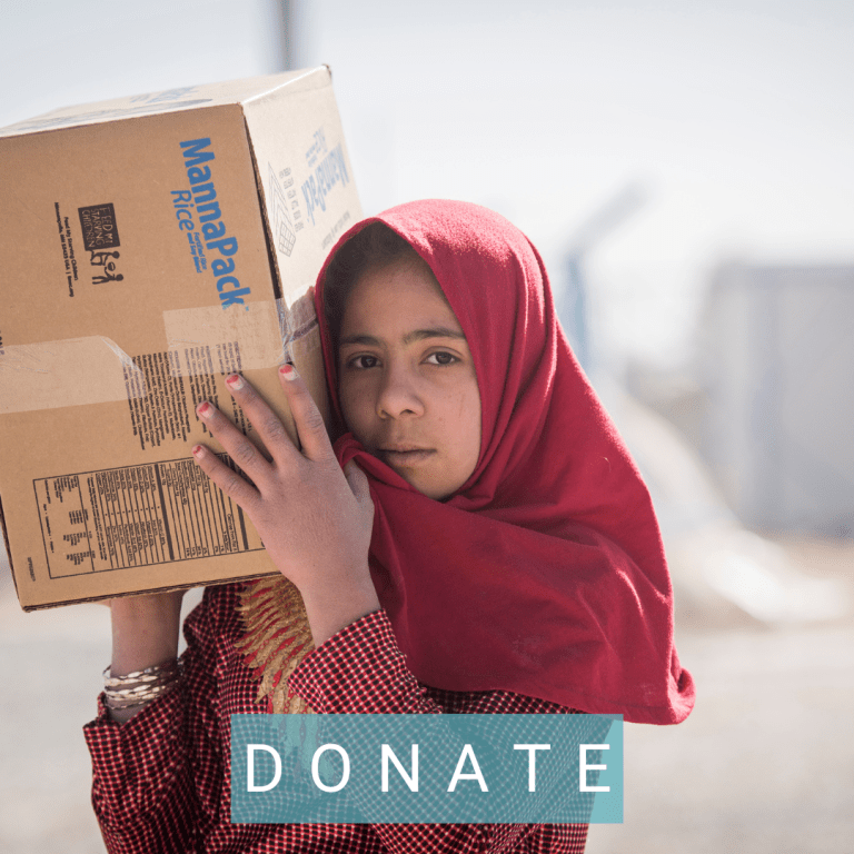 girl with box on shoulder