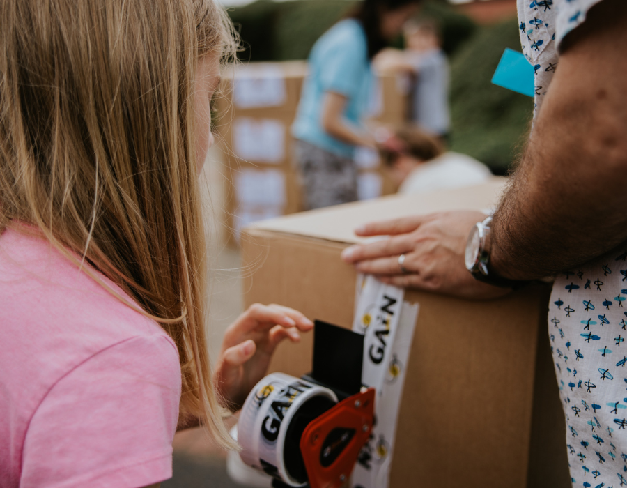 packing boxes