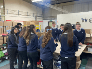 Corby pupils at IC